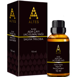 %100 Saf Adaçayı ( Elma ) Uçucu Yağı / Sage Oil / Salvia Triloba 10ml YM24AD0101