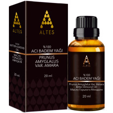 %100 Saf Acı Badem Yağı / Bitter Almond Oil / Soğuk Sıkım 20ml YM24ACB0101