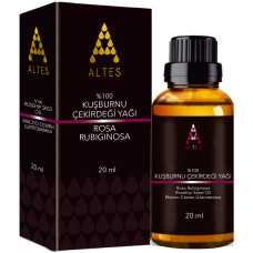 %100 Saf Kuşburnu Çekirdek Yağı  Rosehip Seed Oil  Soğuk Sıkım 20ml TM24KŞB0101