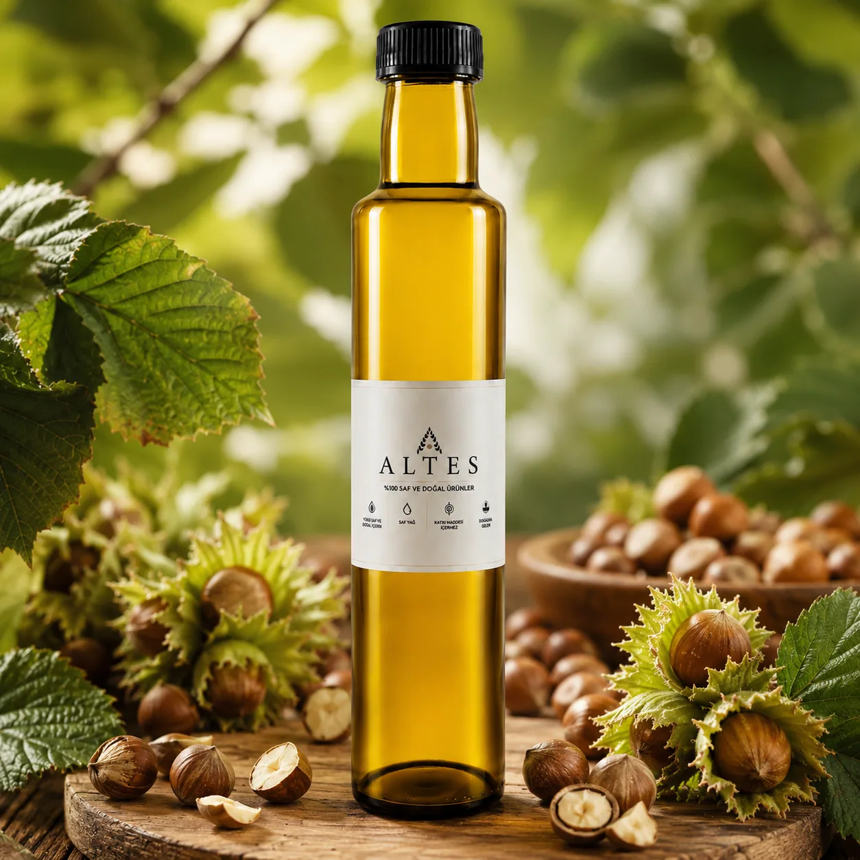 Fındık Yağı 250 ml – %100 Saf ve Doğal Soğuk Sıkım