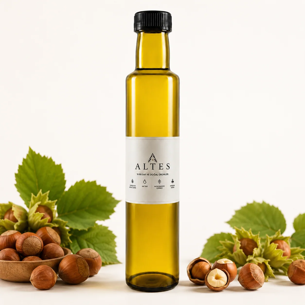 Fındık Yağı 250 ml – %100 Saf ve Doğal Soğuk Sıkım