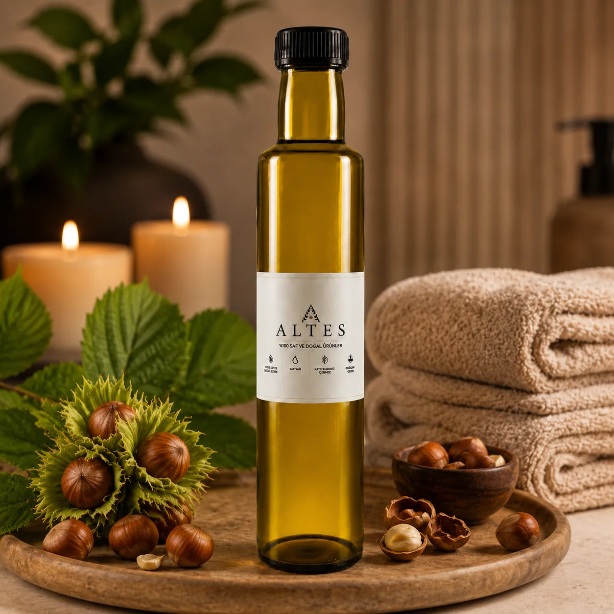 Fındık Yağı 250 ml – %100 Saf ve Doğal Soğuk Sıkım