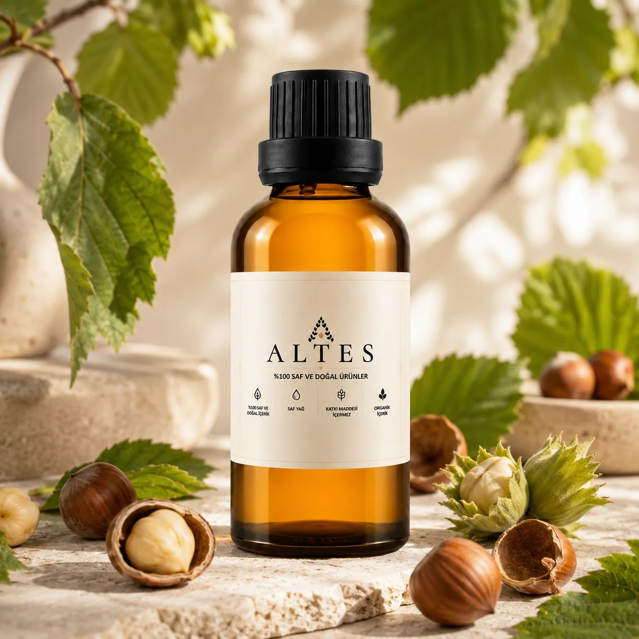 Fındık Yağı 100 ml – %100 Saf ve Doğal Soğuk Sıkım