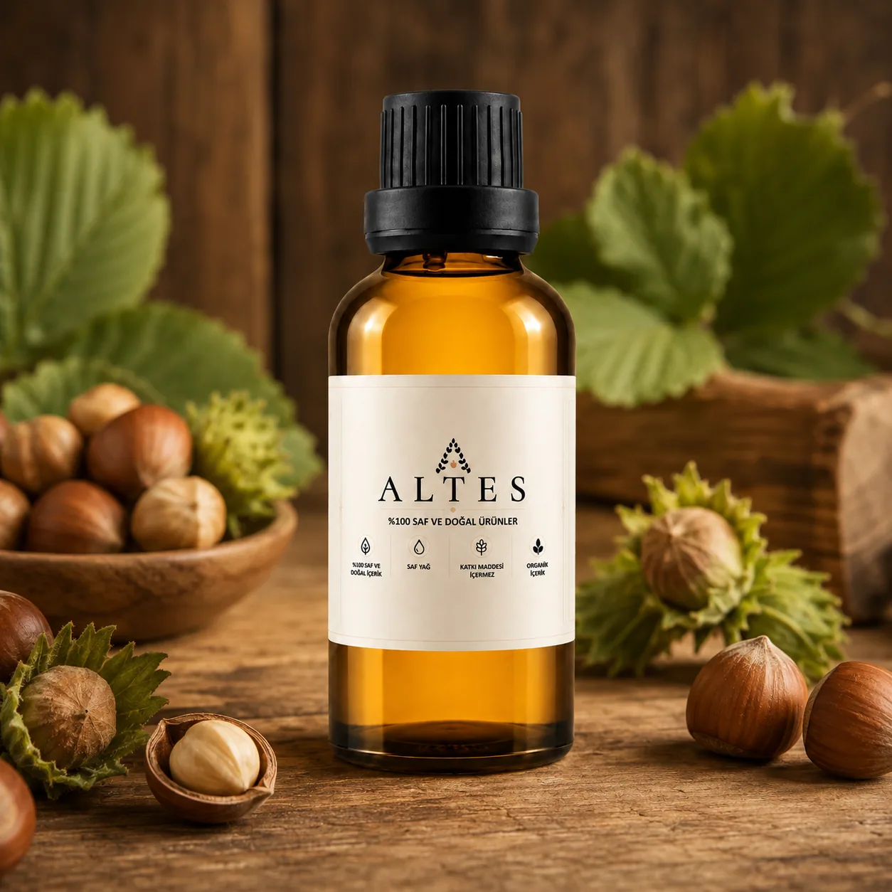 Fındık Yağı 100 ml – %100 Saf ve Doğal Soğuk Sıkım