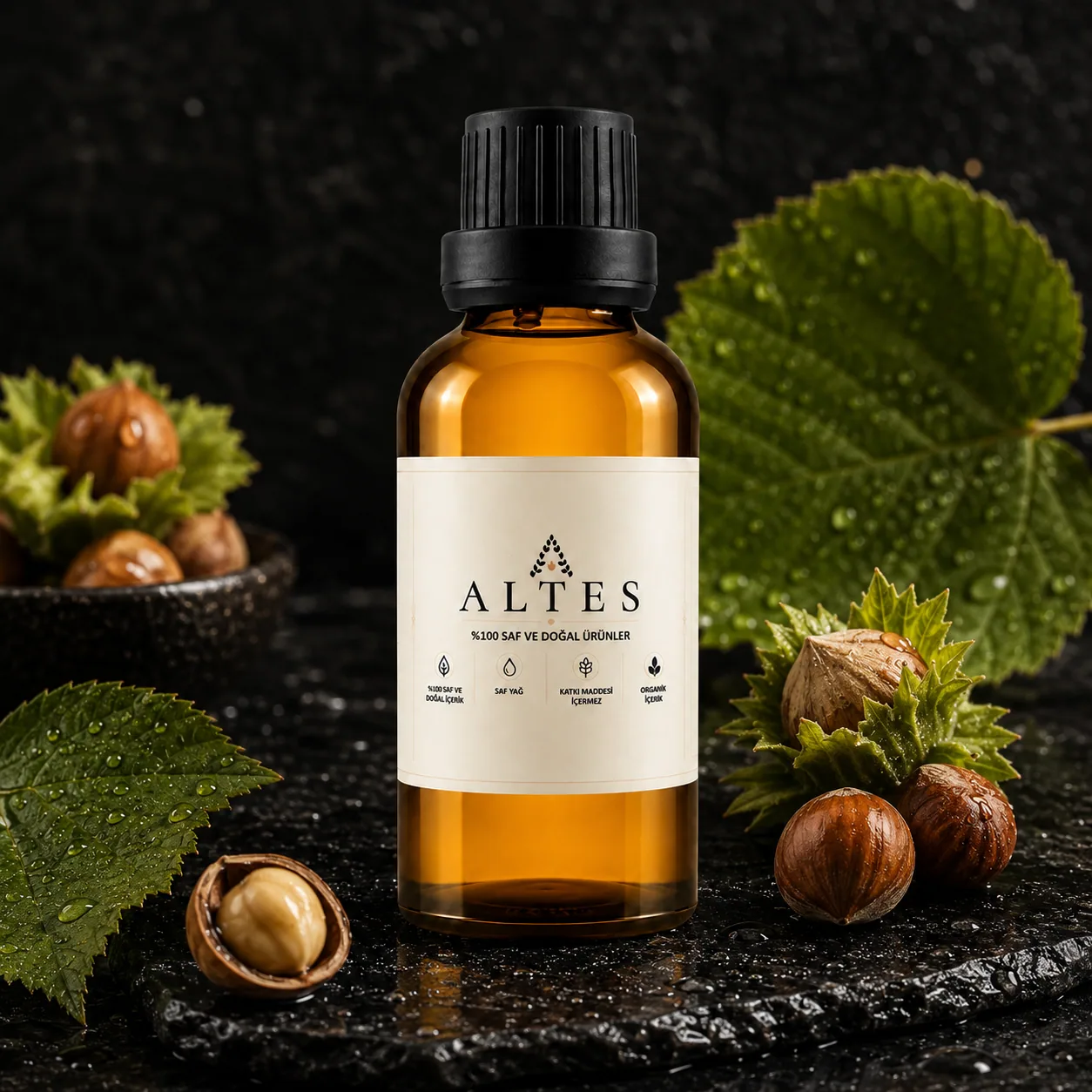 Fındık Yağı 50 ml – %100 Saf ve Doğal Soğuk Sıkım