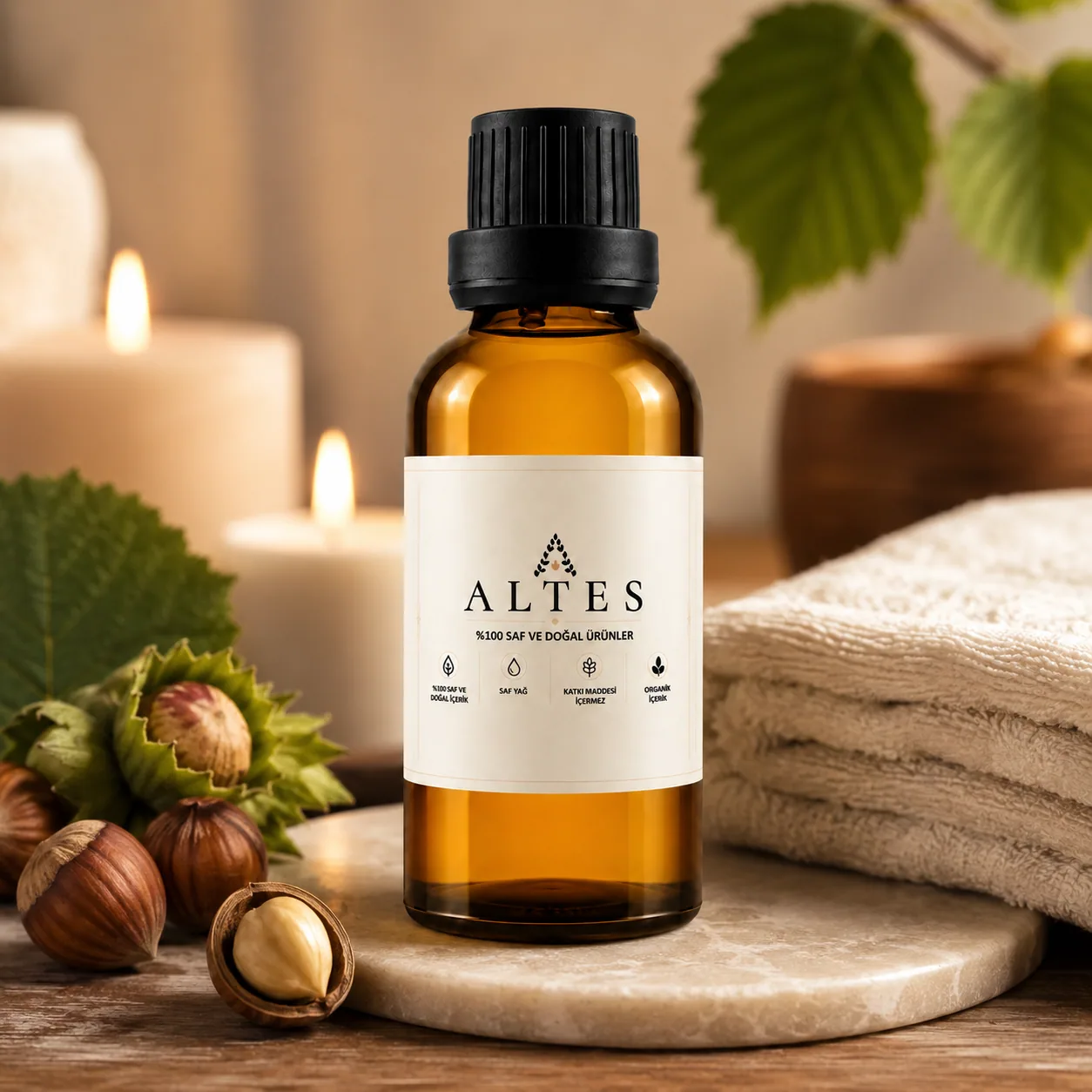Fındık Yağı 50 ml – %100 Saf ve Doğal Soğuk Sıkım