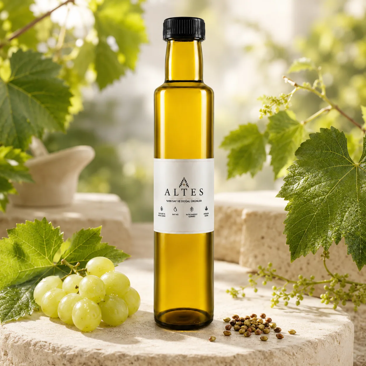 Üzüm Çekirdeği Yağı 250 ml – %100 Saf ve Doğal