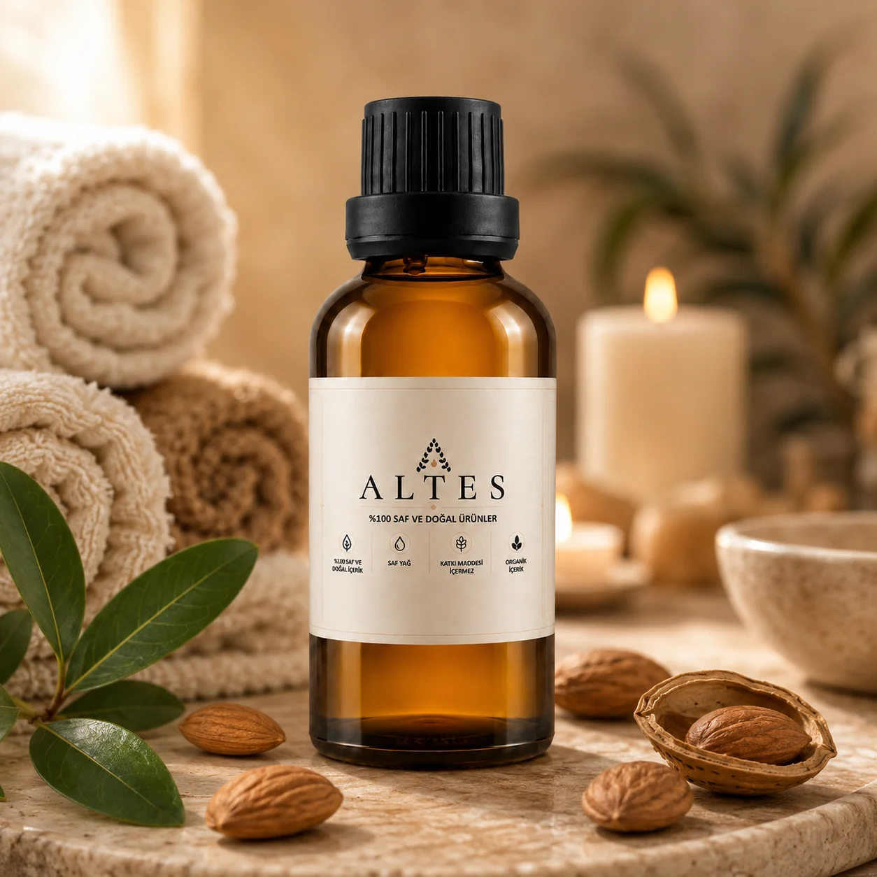 Acı Badem Yağı 50 ml – %100 Saf ve Doğal