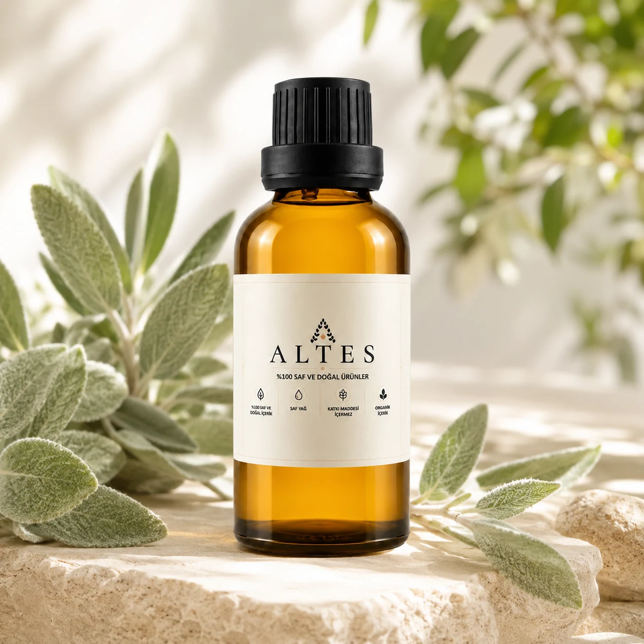 ALTES Adaçayı Uçucu Yağı 100 ml – %100 Saf ve Doğal - botanik ürün görseli