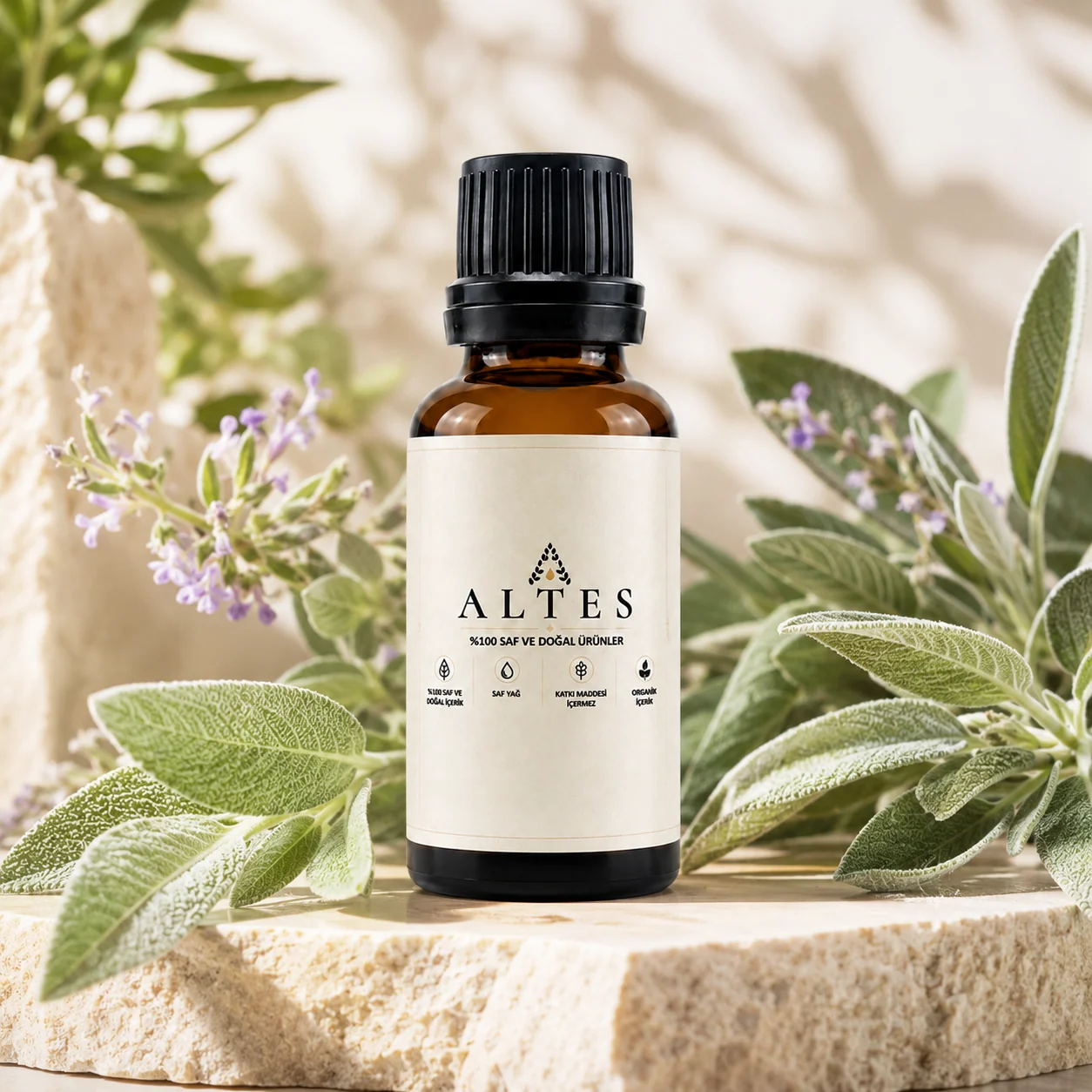 ALTES Adaçayı Uçucu Yağı 20 ml – %100 Saf ve Doğal - botanik ürün görseli