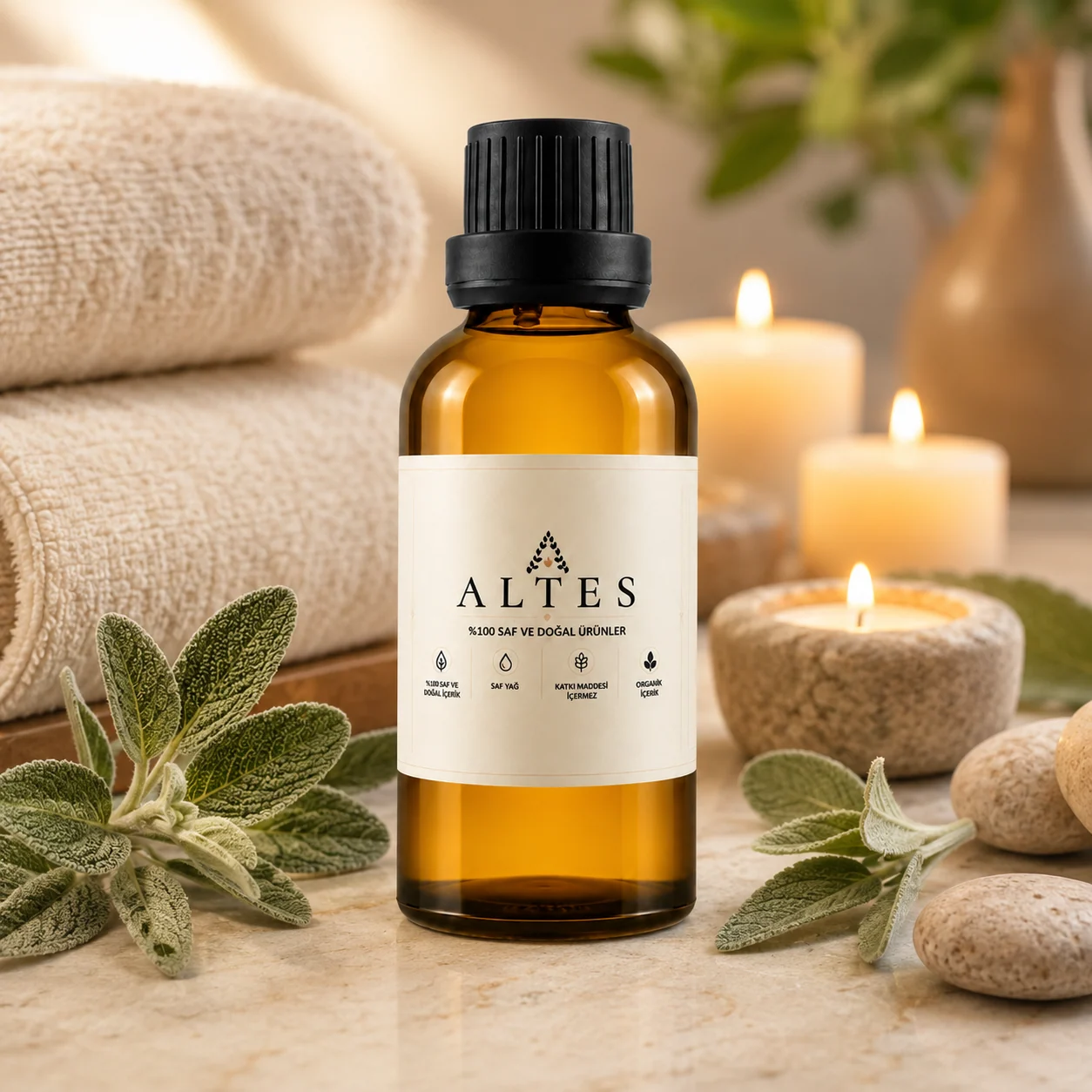 Adaçayı Uçucu Yağı 50 ml – %100 Saf ve Doğal