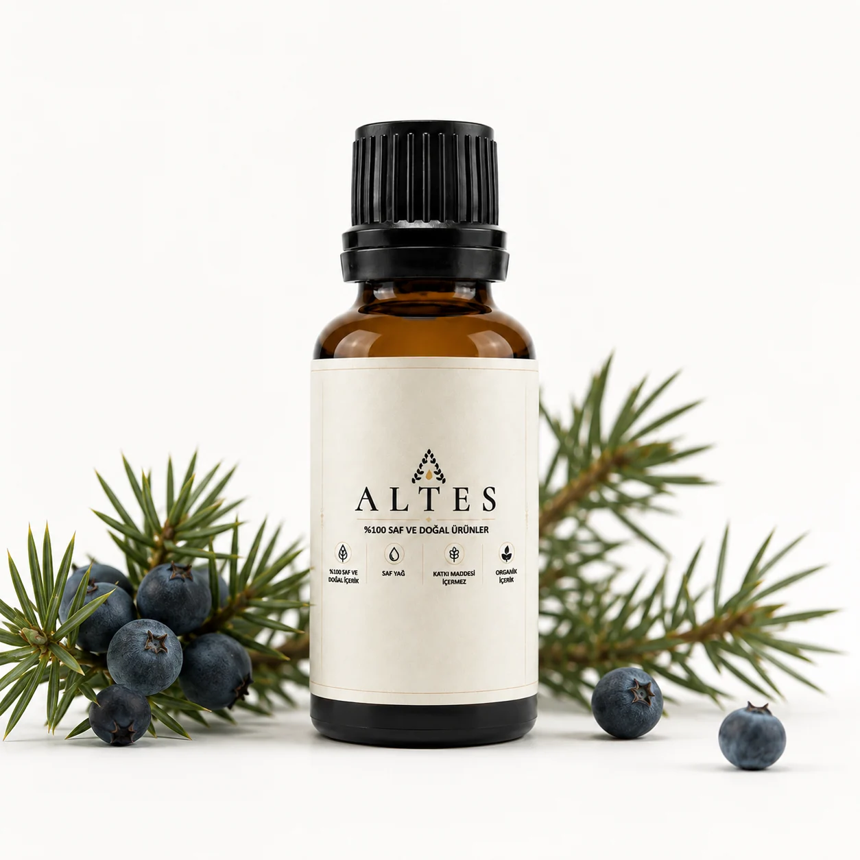 ALTES Ardıç Uçucu Yağı 20 ml – %100 Saf ve Doğal - beyaz zemin ürün görseli