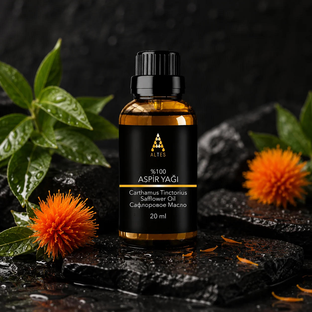 ALTES Aspir Yağı 20 ml – %100 Saf ve Doğal - siyah taş zemin ürün görseli