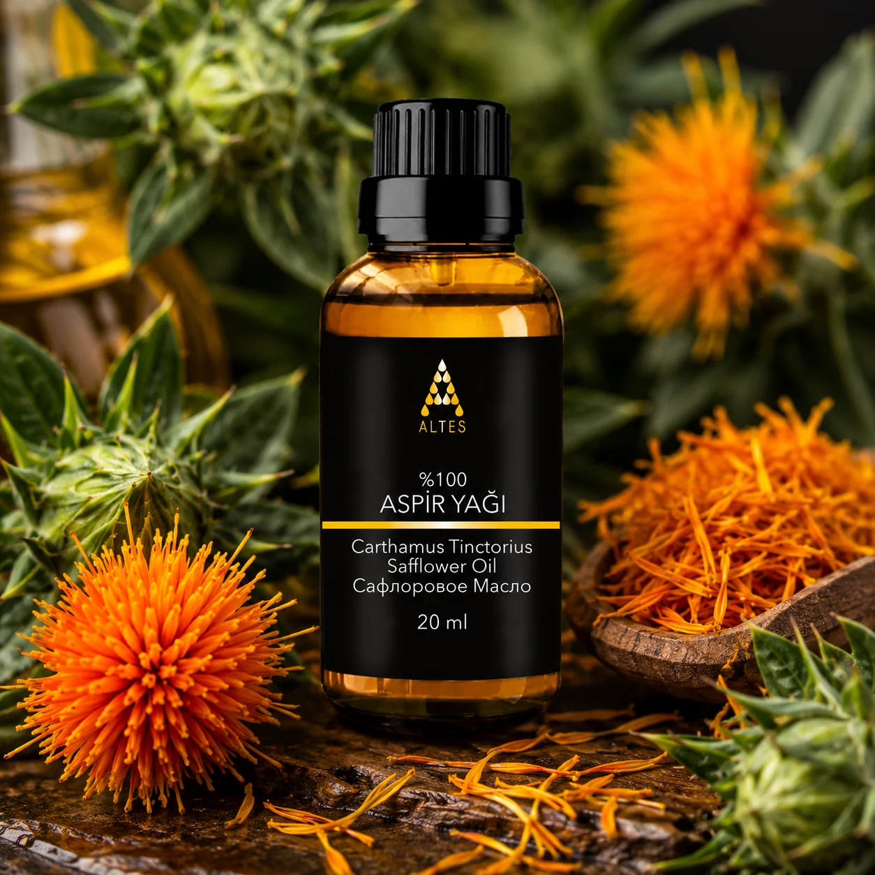 ALTES Aspir Yağı 20 ml – %100 Saf ve Doğal - bitkisel yakın plan ürün görseli