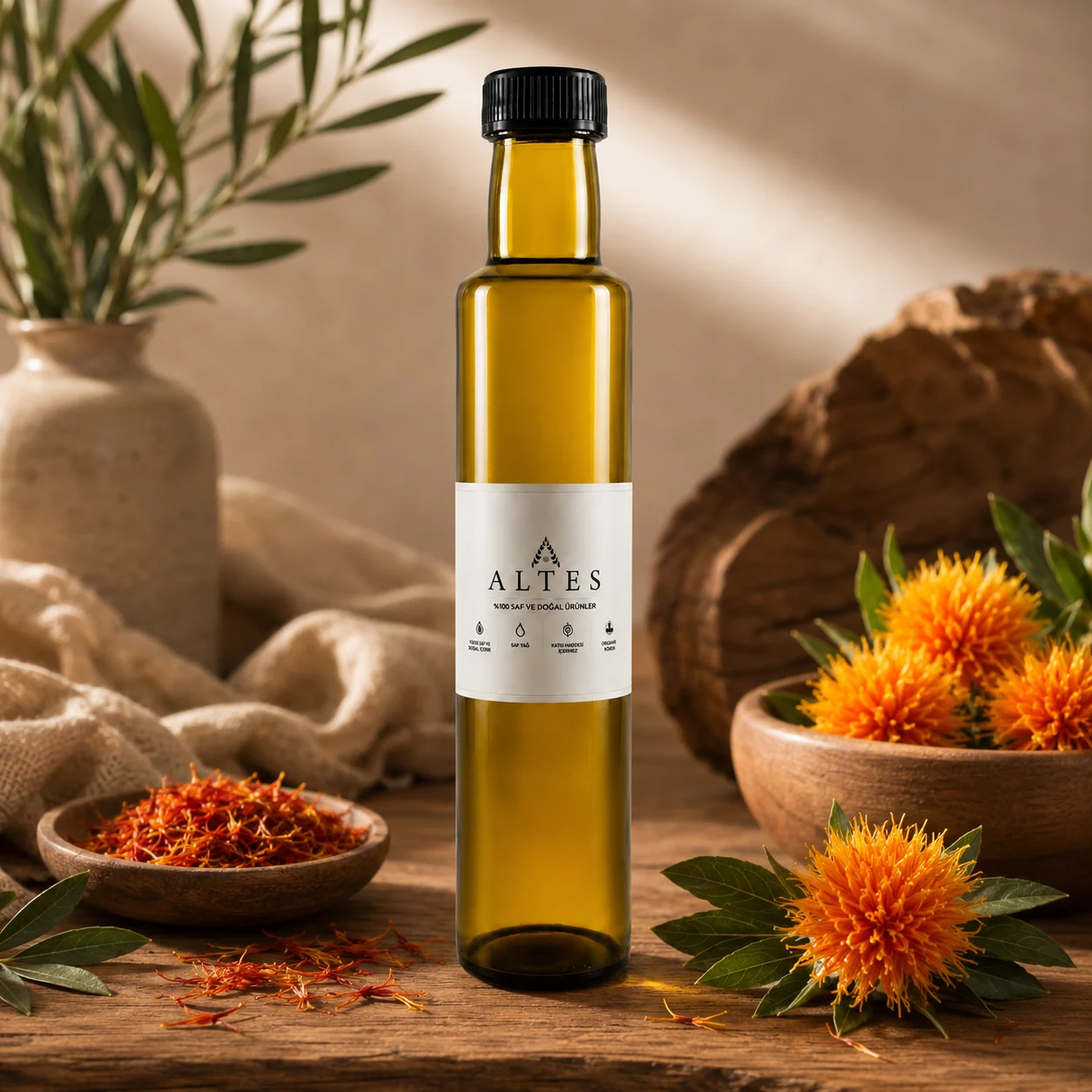 ALTES Aspir Yağı 250 ml – %100 Saf ve Doğal - ahşap zemin ürün görseli