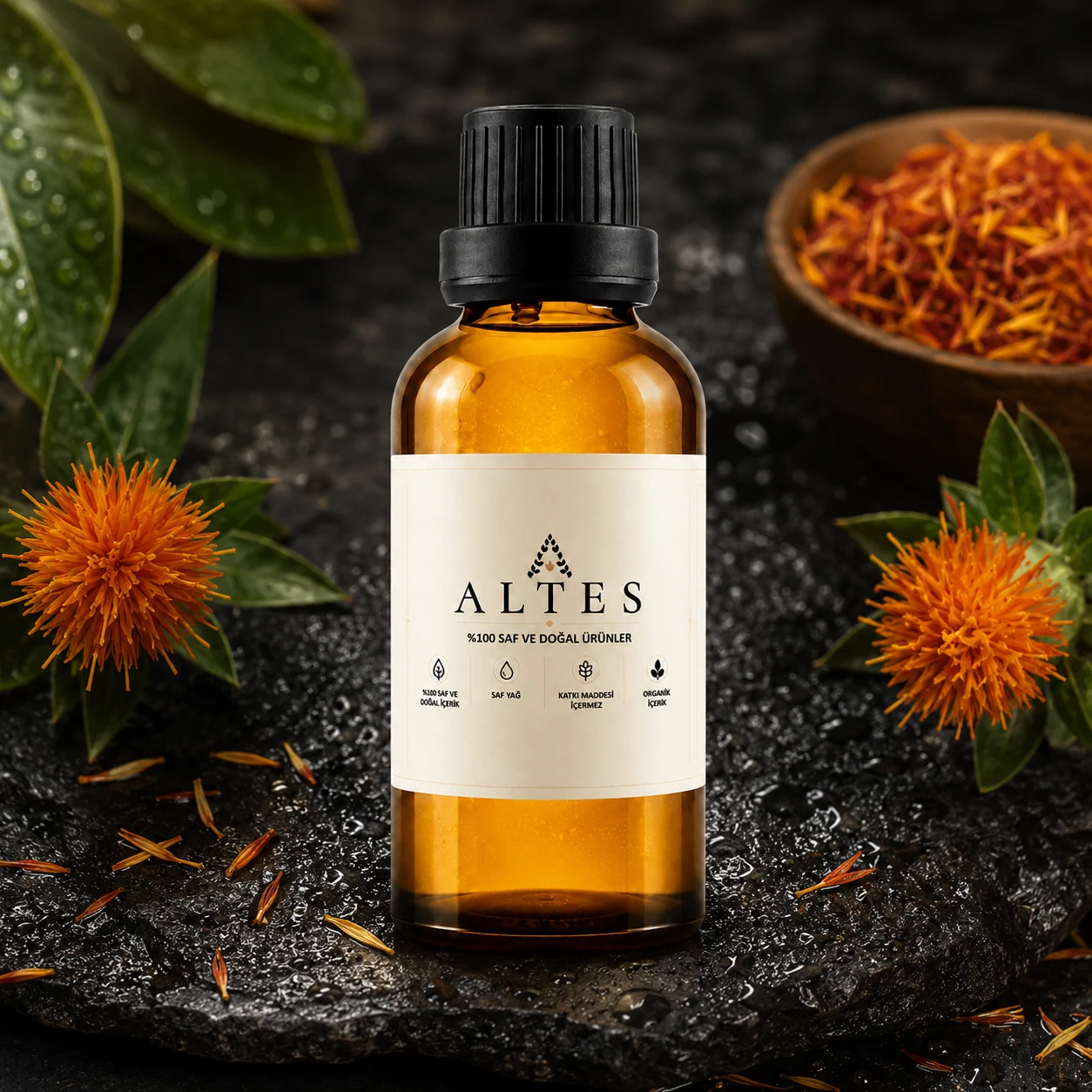 ALTES Aspir Yağı 50 ml – %100 Saf ve Doğal - siyah taş zemin ürün görseli