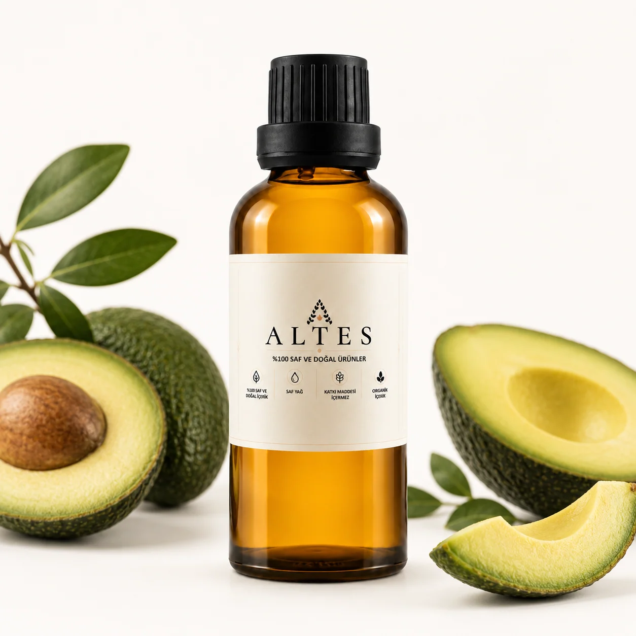 ALTES Avokado Yağı 100 ml – %100 Saf ve Doğal - beyaz zemin ürün görseli
