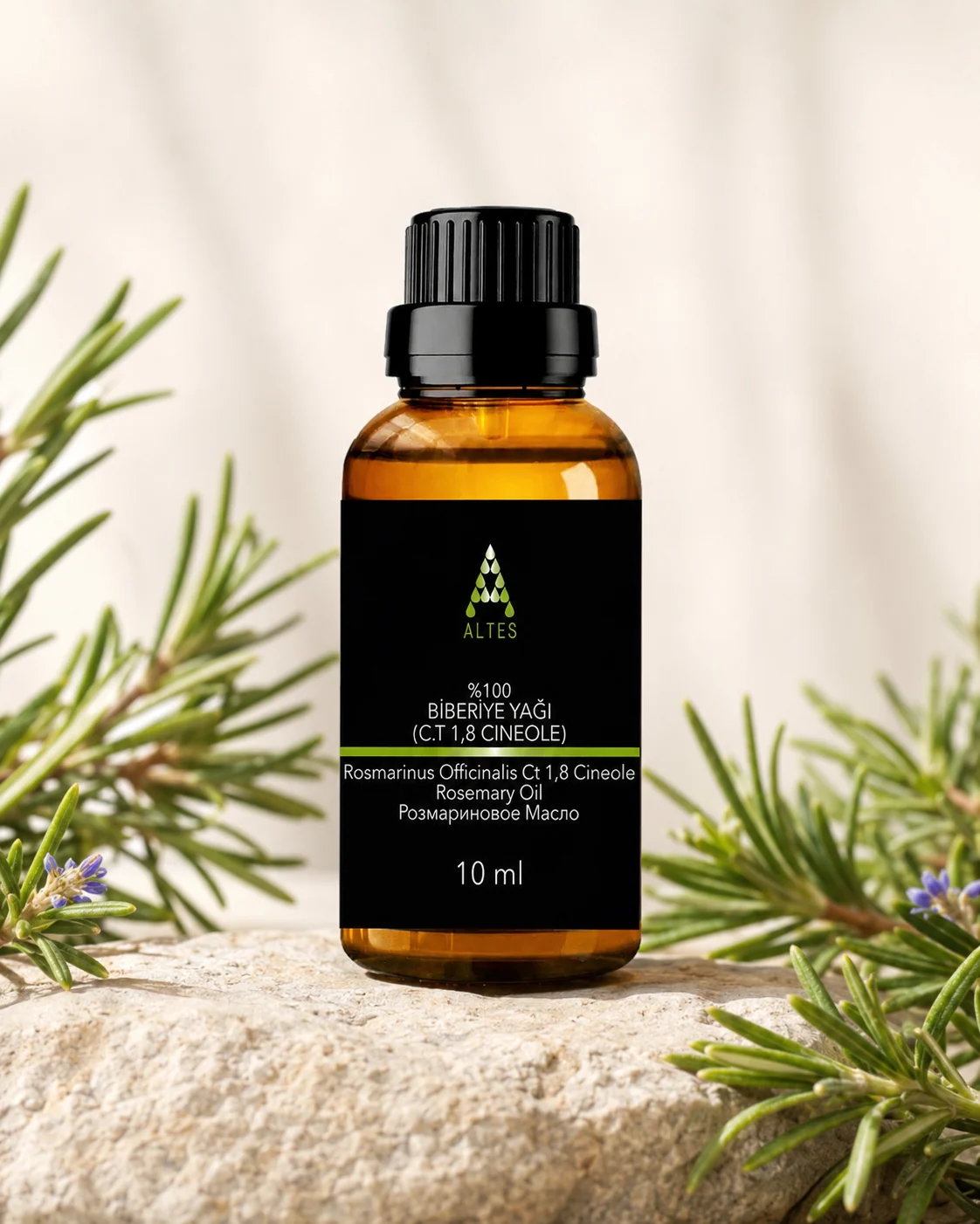 ALTES Biberiye Uçucu Yağı 10 ml – %100 Saf ve Doğal - beyaz zemin ürün görseli