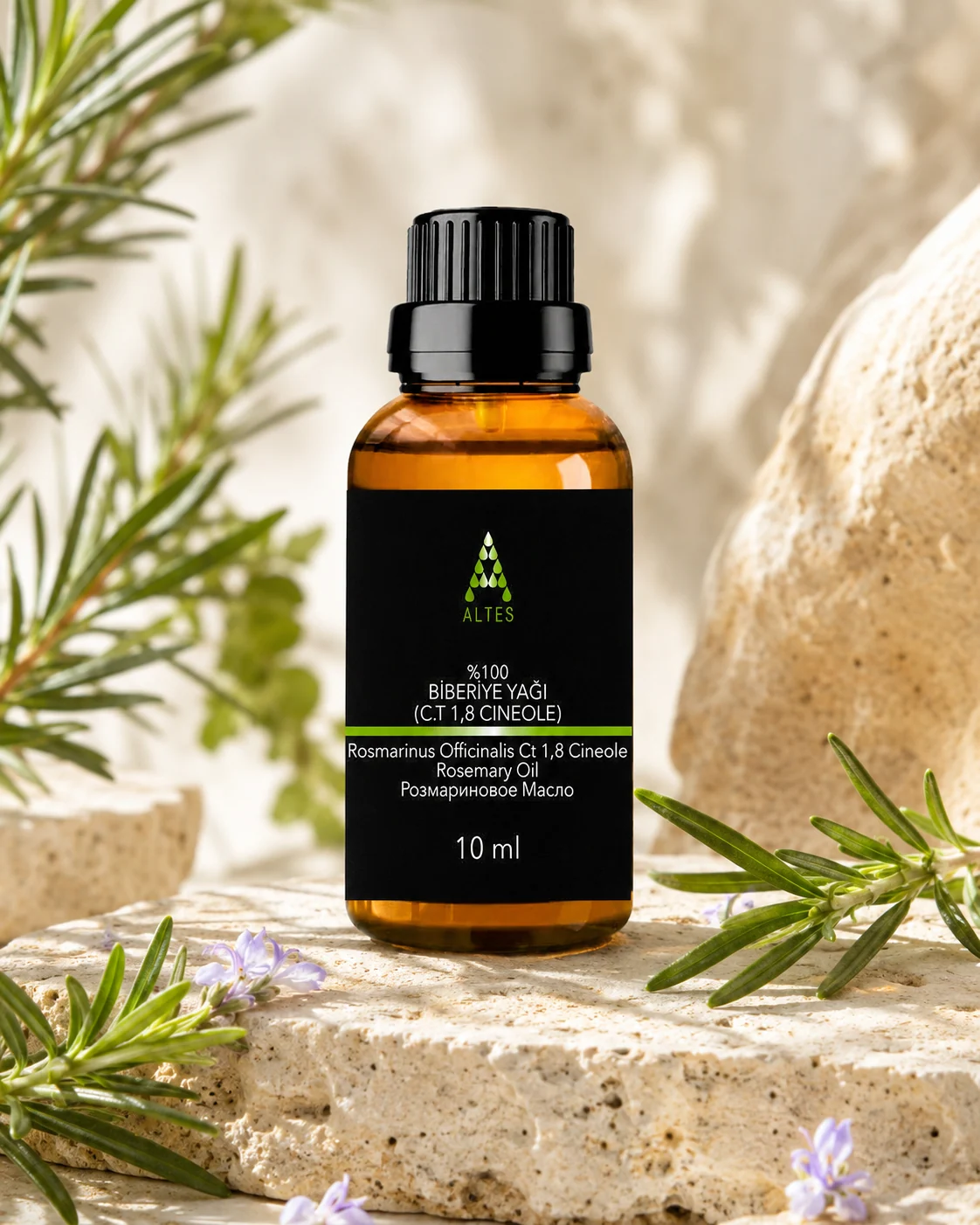 ALTES Biberiye Uçucu Yağı 10 ml – %100 Saf ve Doğal - botanik ürün görseli