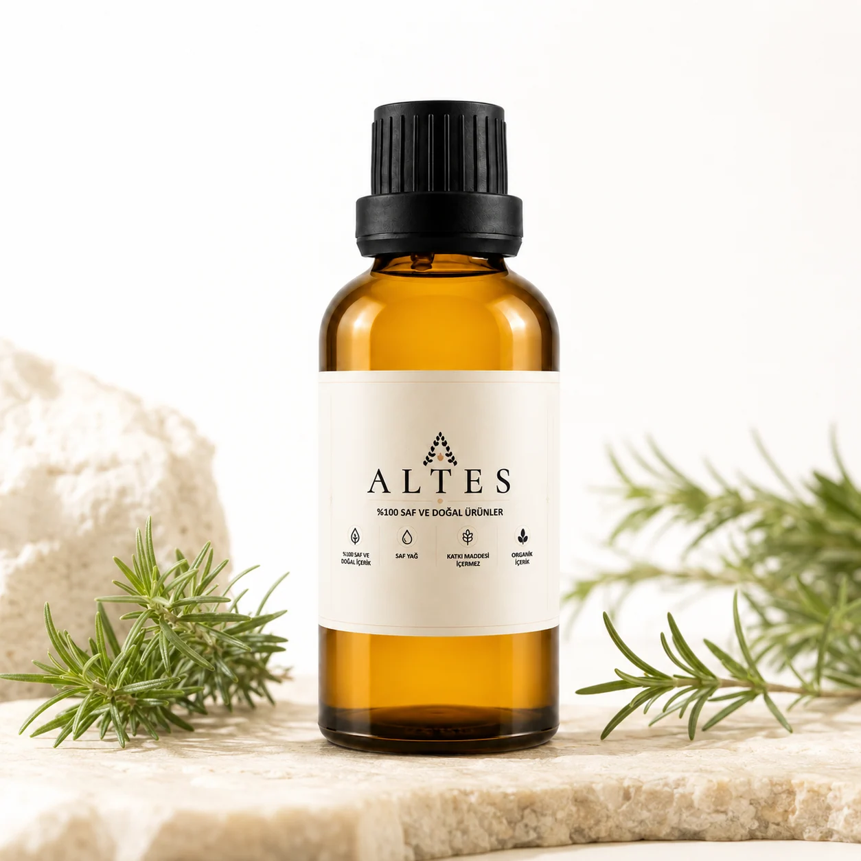 ALTES Biberiye Uçucu Yağı 50 ml – %100 Saf ve Doğal - beyaz zemin ürün görseli
