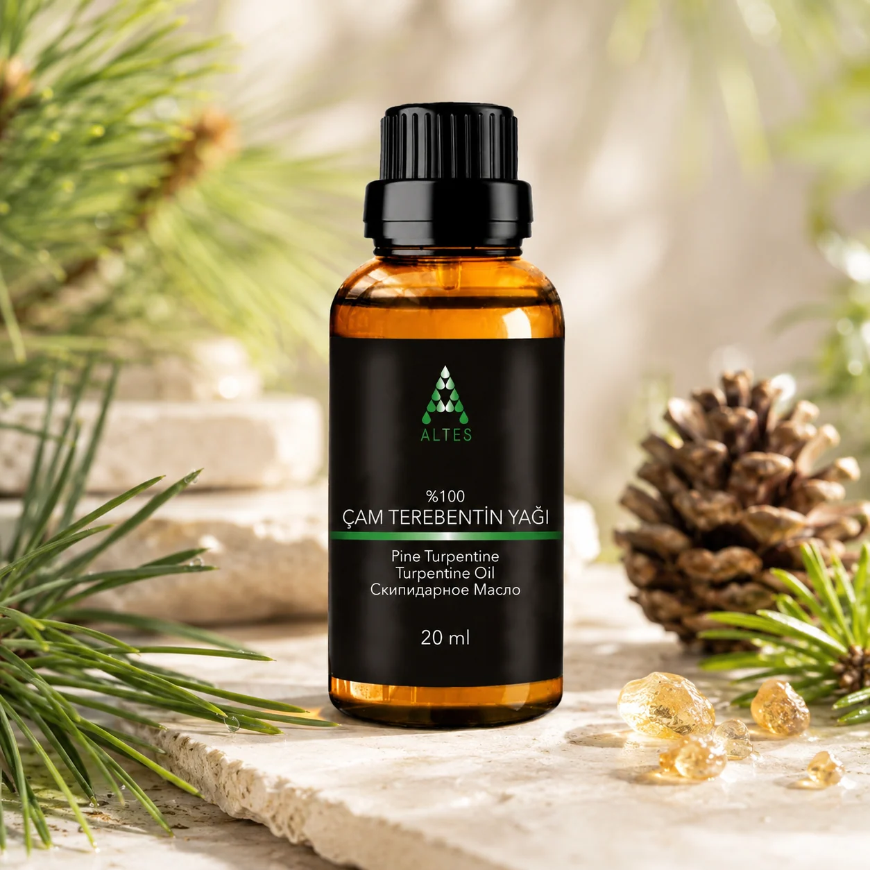 ALTES Çam Terebentin Yağı 20 ml – %100 Saf ve Doğal - botanik ürün görseli
