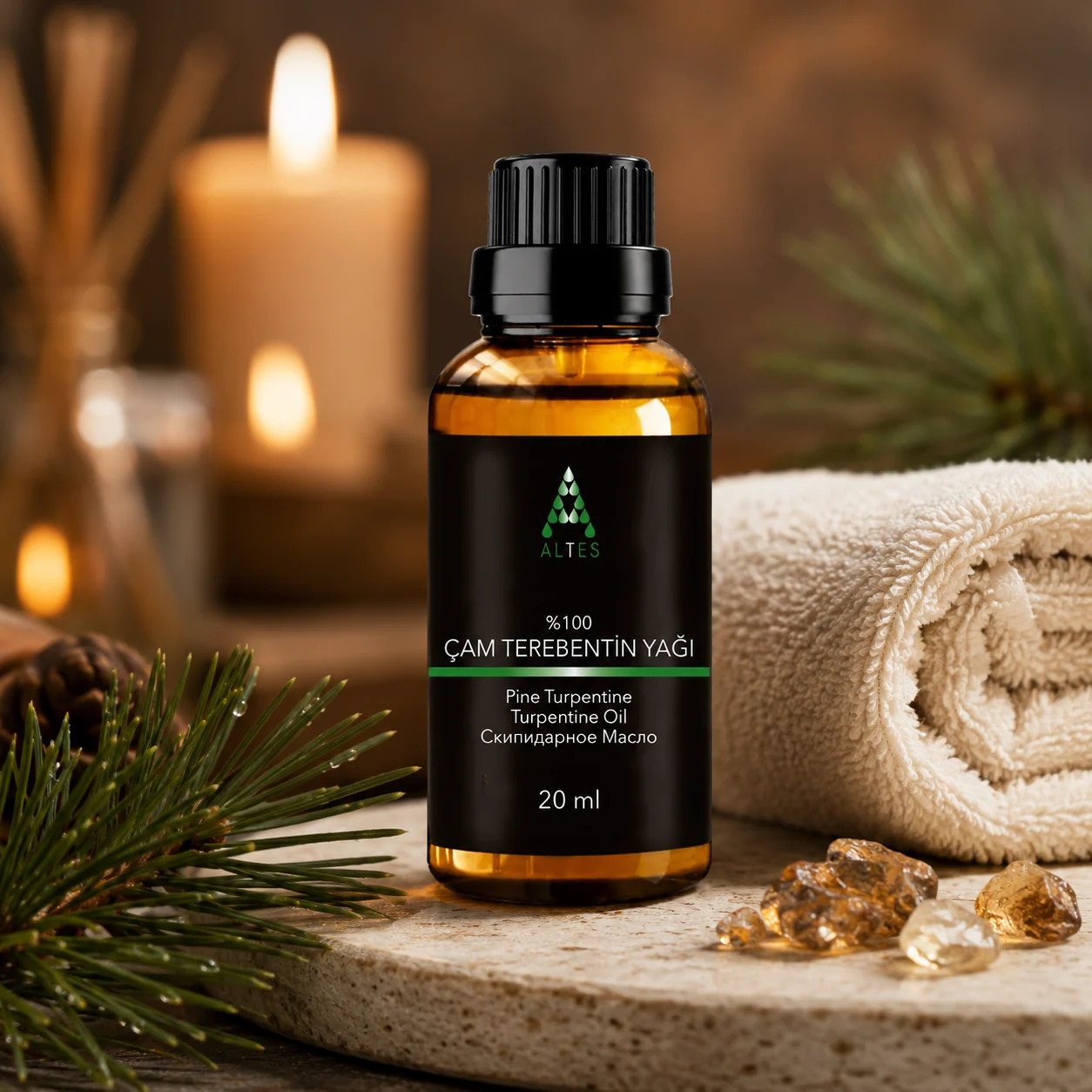 Çam Terebentin Yağı 20 ml – %100 Saf ve Doğal