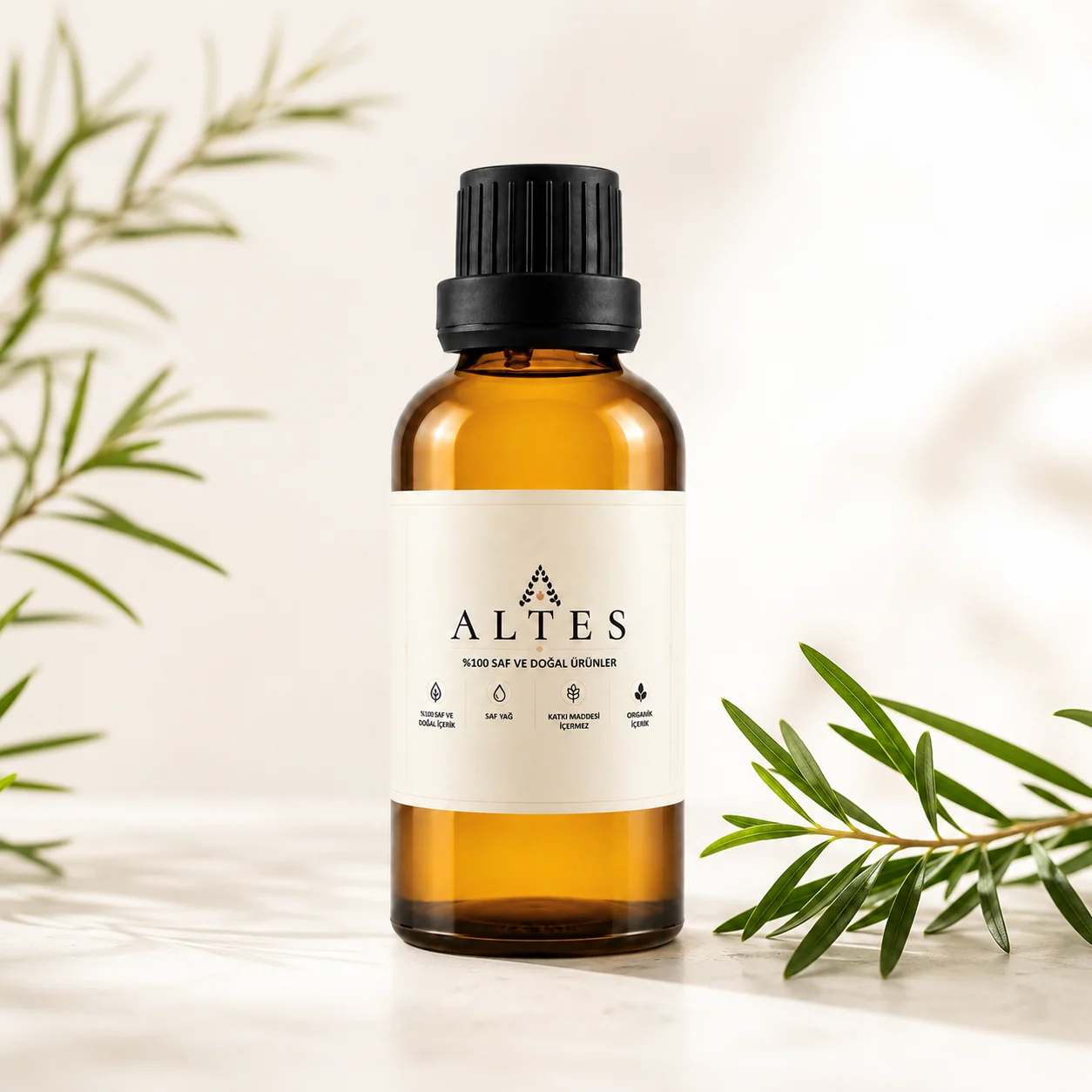 ALTES Çay Ağacı Uçucu Yağı 100 ml – %100 Saf ve Doğal - beyaz zemin ürün görseli
