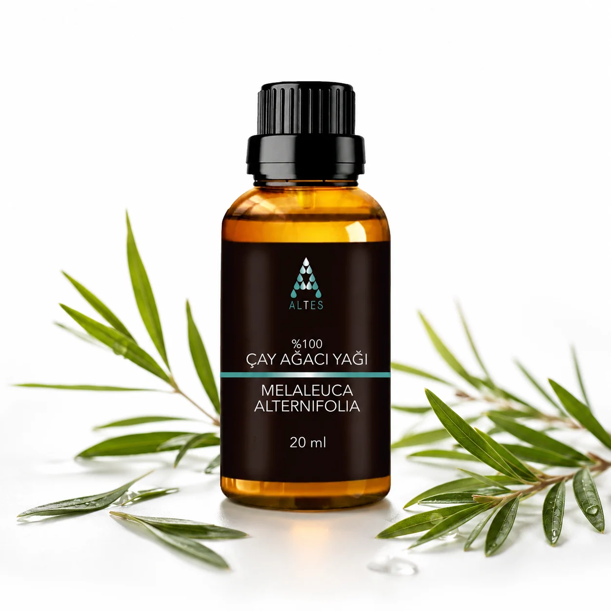 ALTES Çay Ağacı Uçucu Yağı 20 ml – %100 Saf ve Doğal - beyaz zemin ürün görseli
