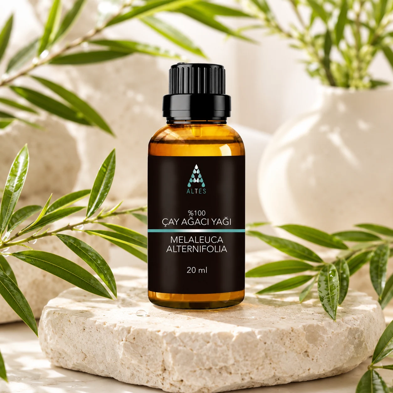 ALTES Çay Ağacı Uçucu Yağı 20 ml – %100 Saf ve Doğal - botanik ürün görseli