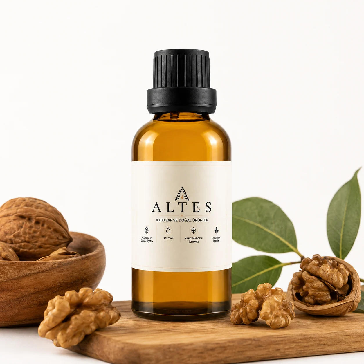 ALTES Ceviz Yağı 100 ml – %100 Saf ve Doğal - beyaz zemin ürün görseli