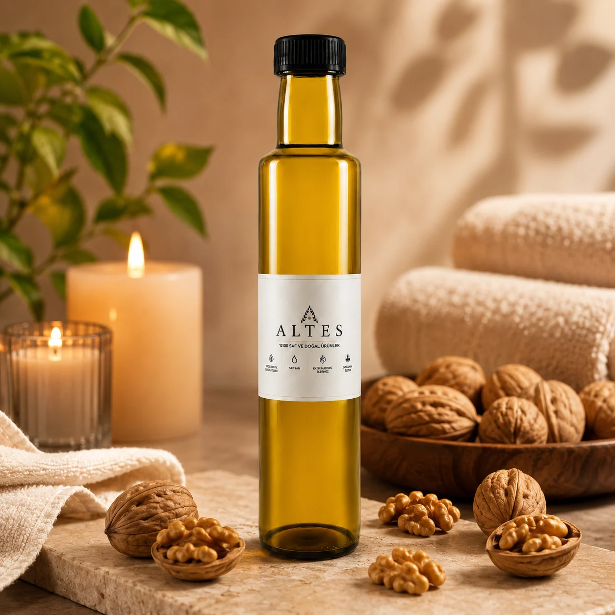 Ceviz Yağı 250 ml – %100 Saf ve Doğal