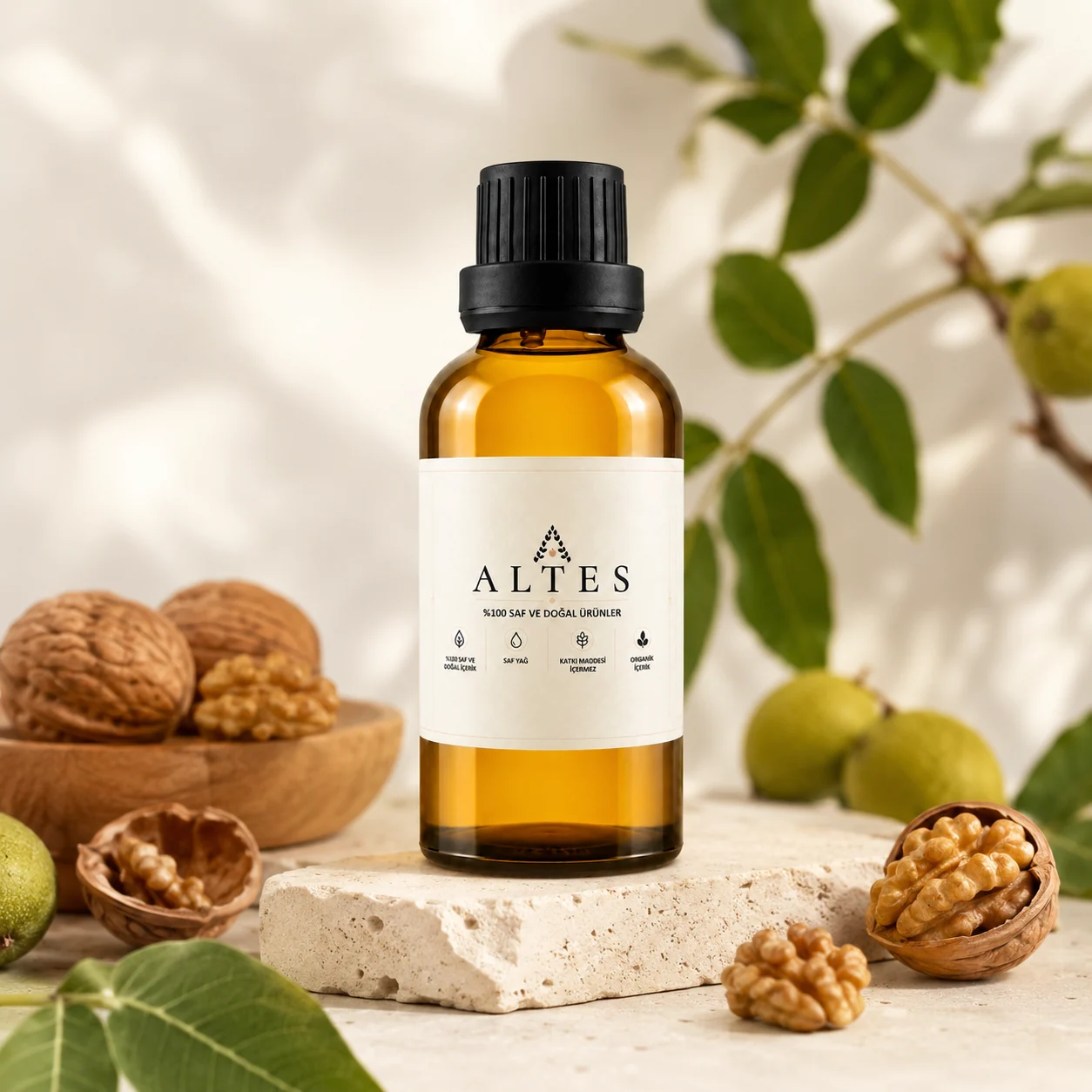 ALTES Ceviz Yağı 50 ml – %100 Saf ve Doğal - botanik ürün görseli