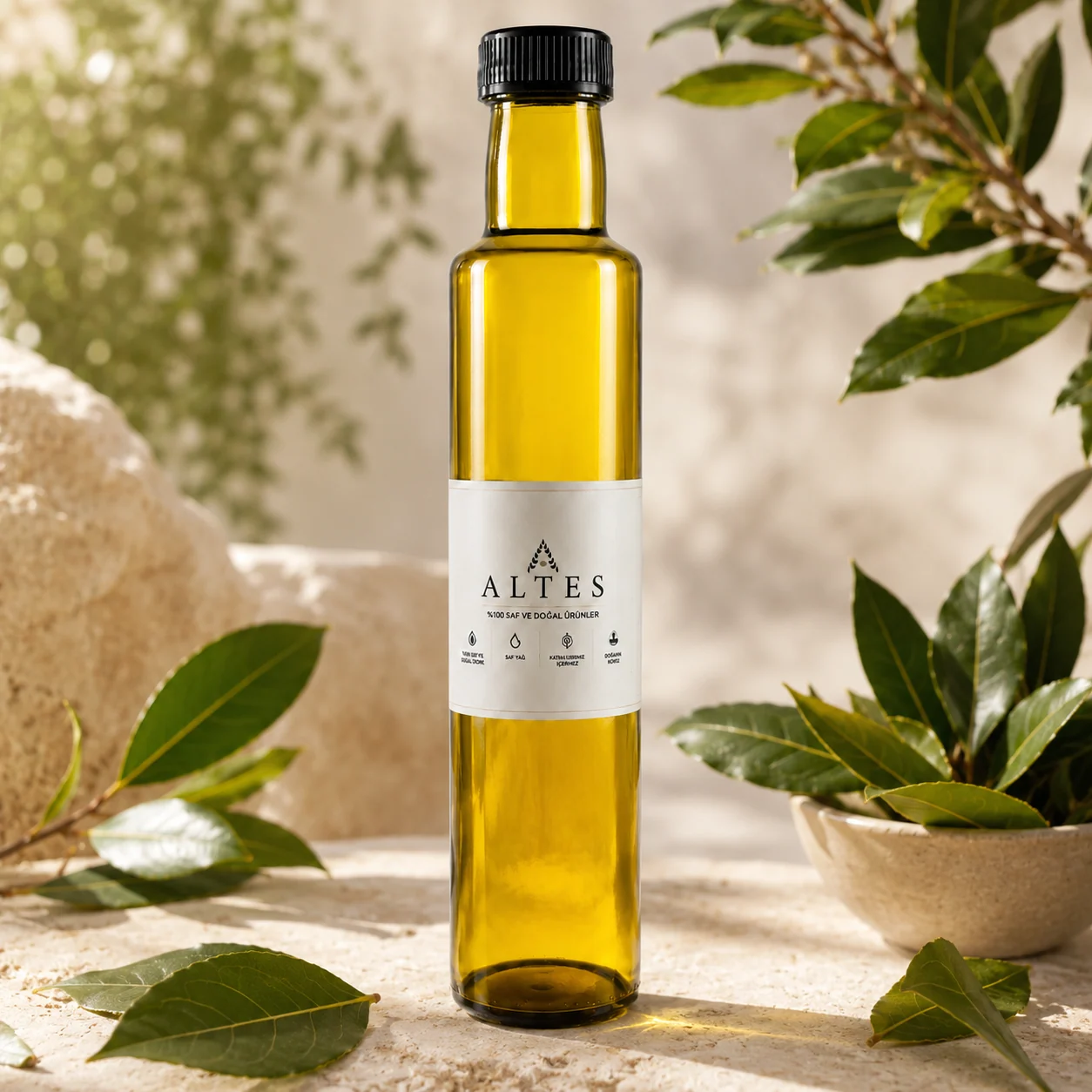 ALTES Defne Yaprağı Uçucu Yağı 250 ml – %100 Saf ve Doğal - botanik ürün görseli