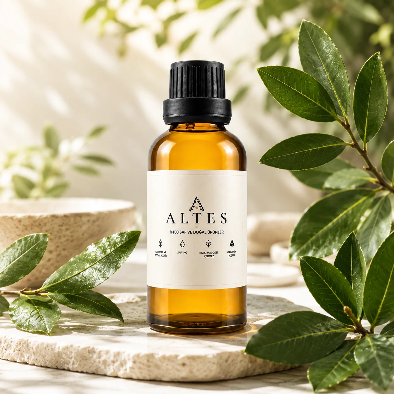 ALTES Defne Yaprağı Uçucu Yağı 50 ml – %100 Saf ve Doğal - botanik ürün görseli