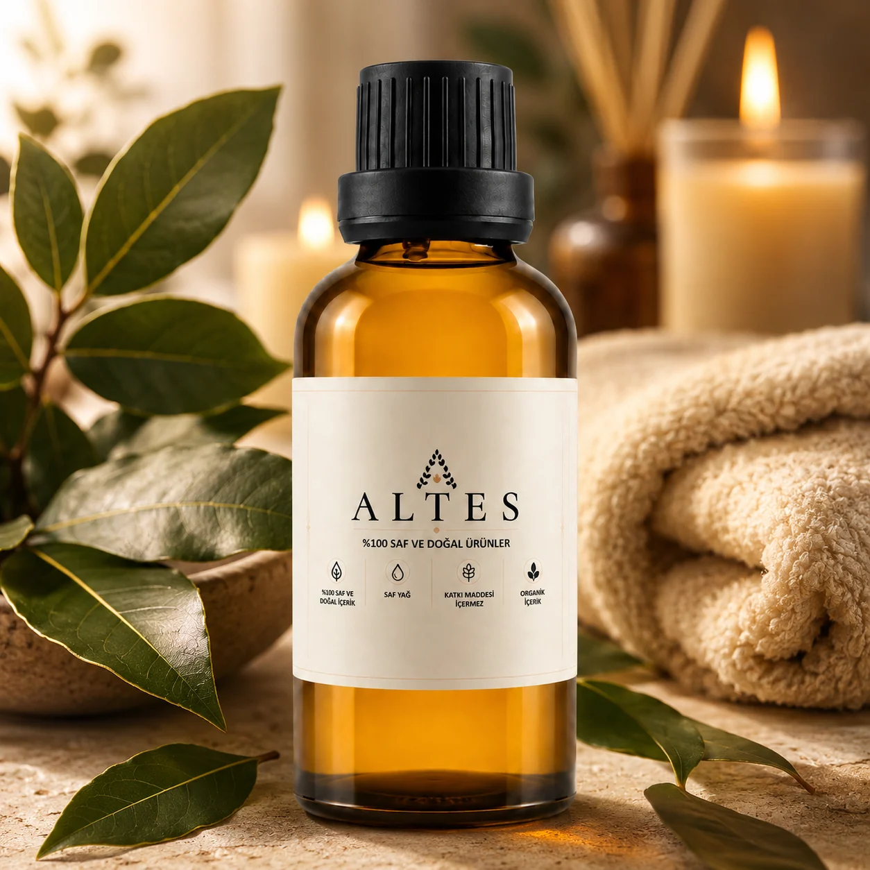 Defne Yaprağı Uçucu Yağı 50 ml – %100 Saf ve Doğal