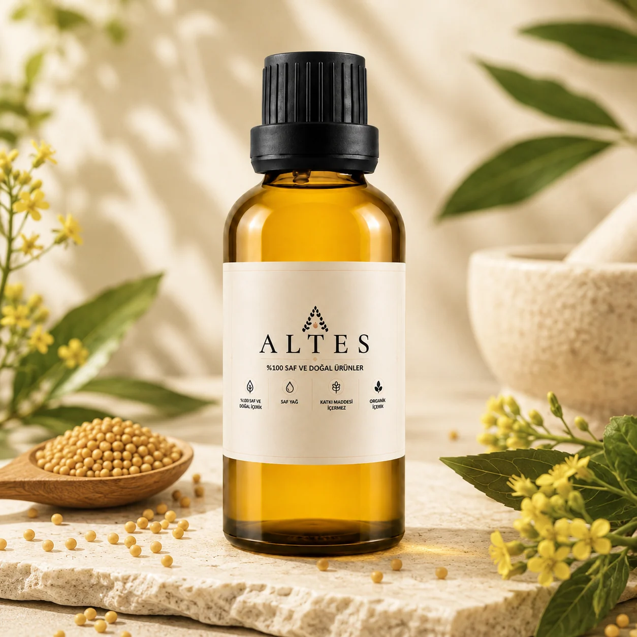 ALTES Hardal Tohumu Yağı 100 ml – %100 Saf ve Doğal - botanik ürün görseli