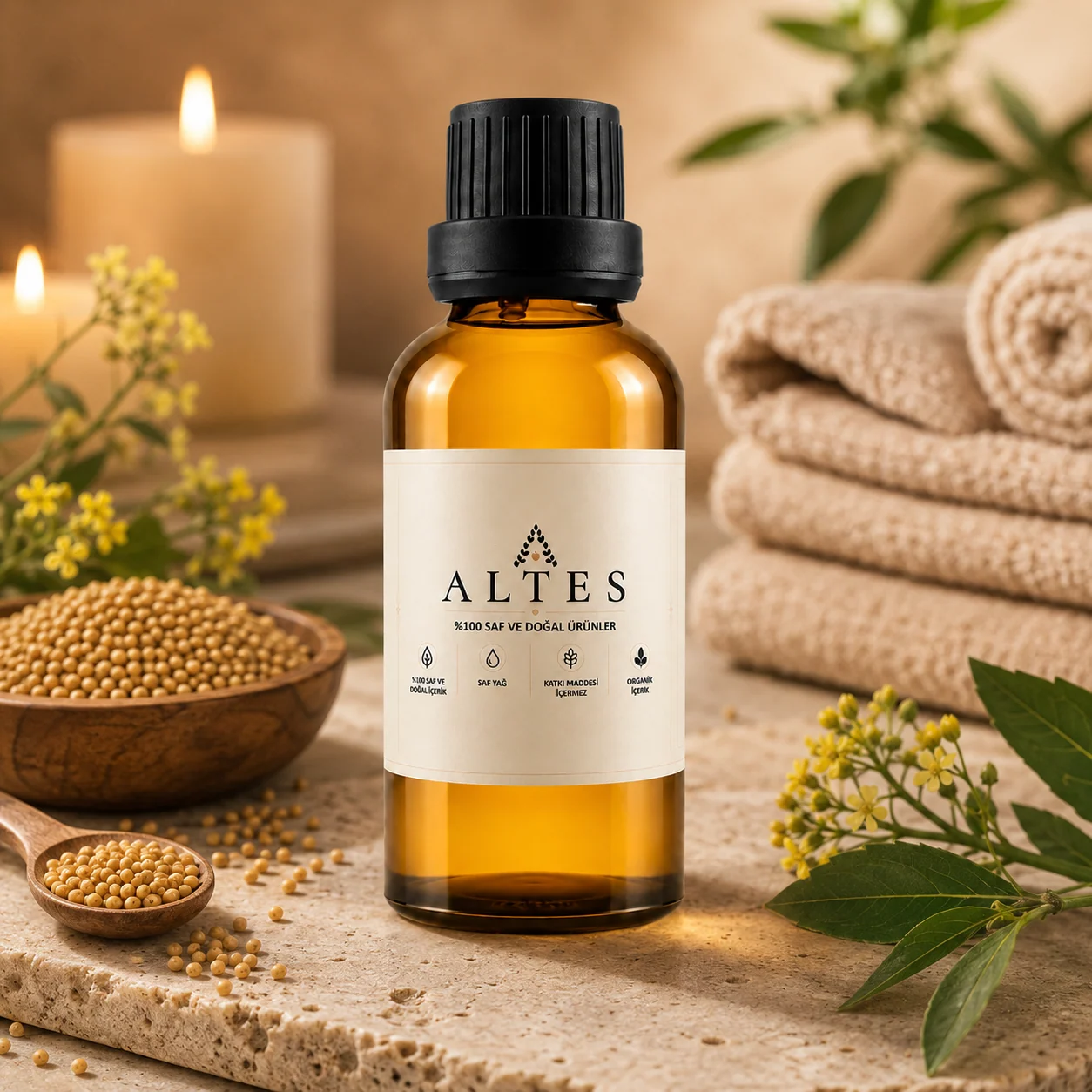 Hardal Tohumu Yağı 100 ml – %100 Saf ve Doğal