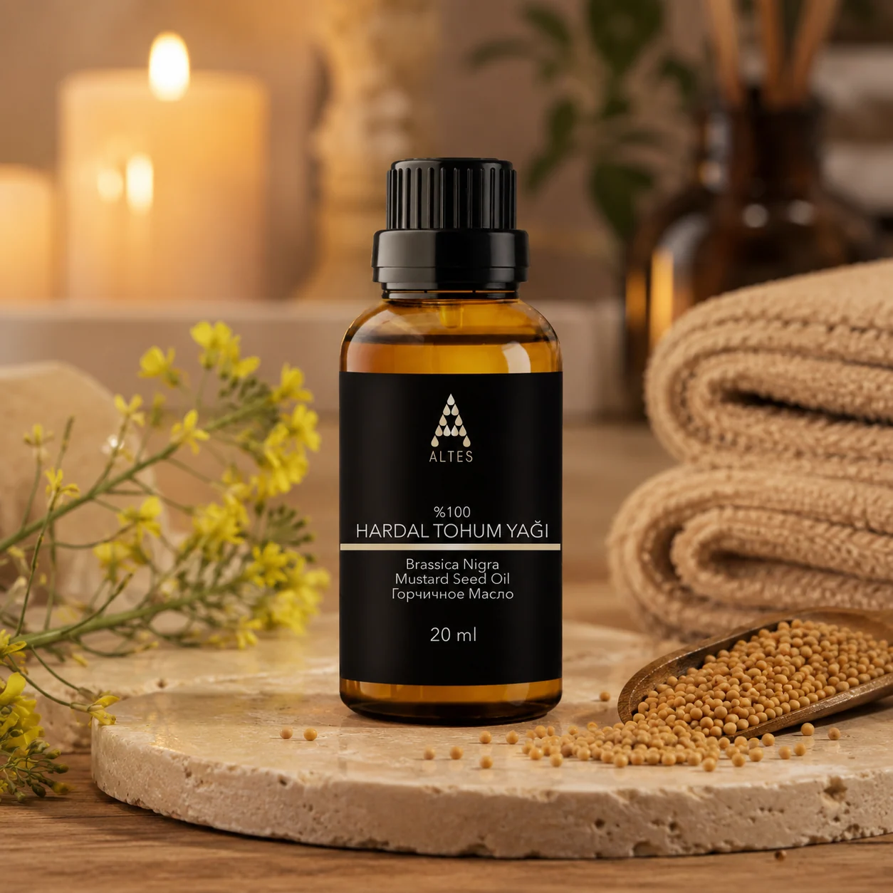 Hardal Tohumu Yağı 20 ml – %100 Saf ve Doğal