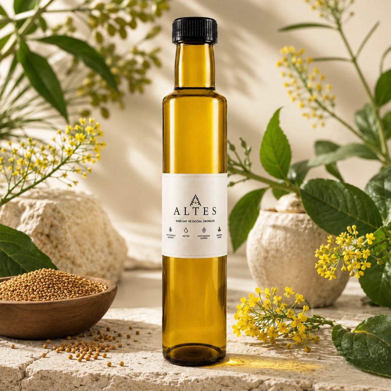 ALTES Hardal Tohumu Yağı 250 ml – %100 Saf ve Doğal - botanik ürün görseli