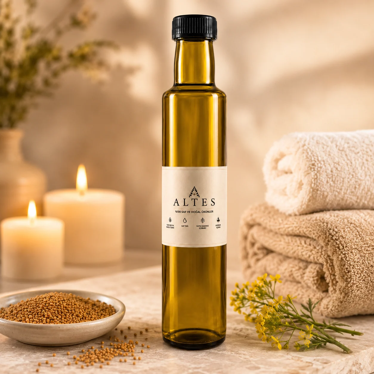 Hardal Tohumu Yağı 250 ml – %100 Saf ve Doğal