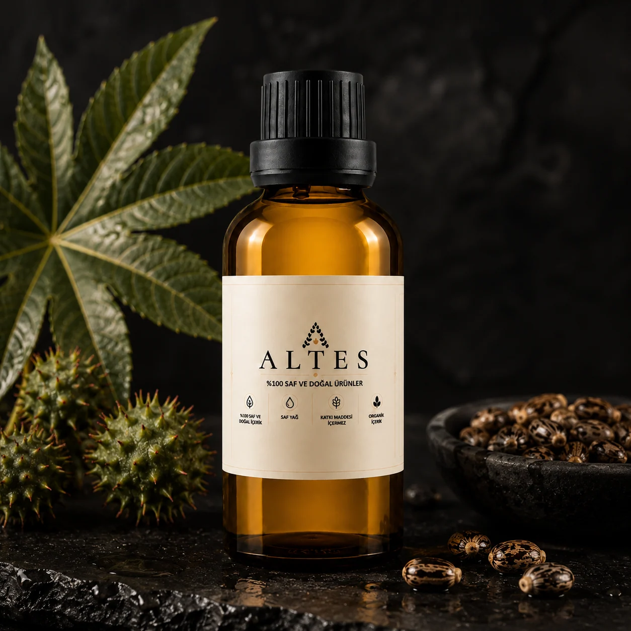 ALTES Hint Yağı 100 ml – %100 Saf ve Doğal - koyu lüks ürün görseli