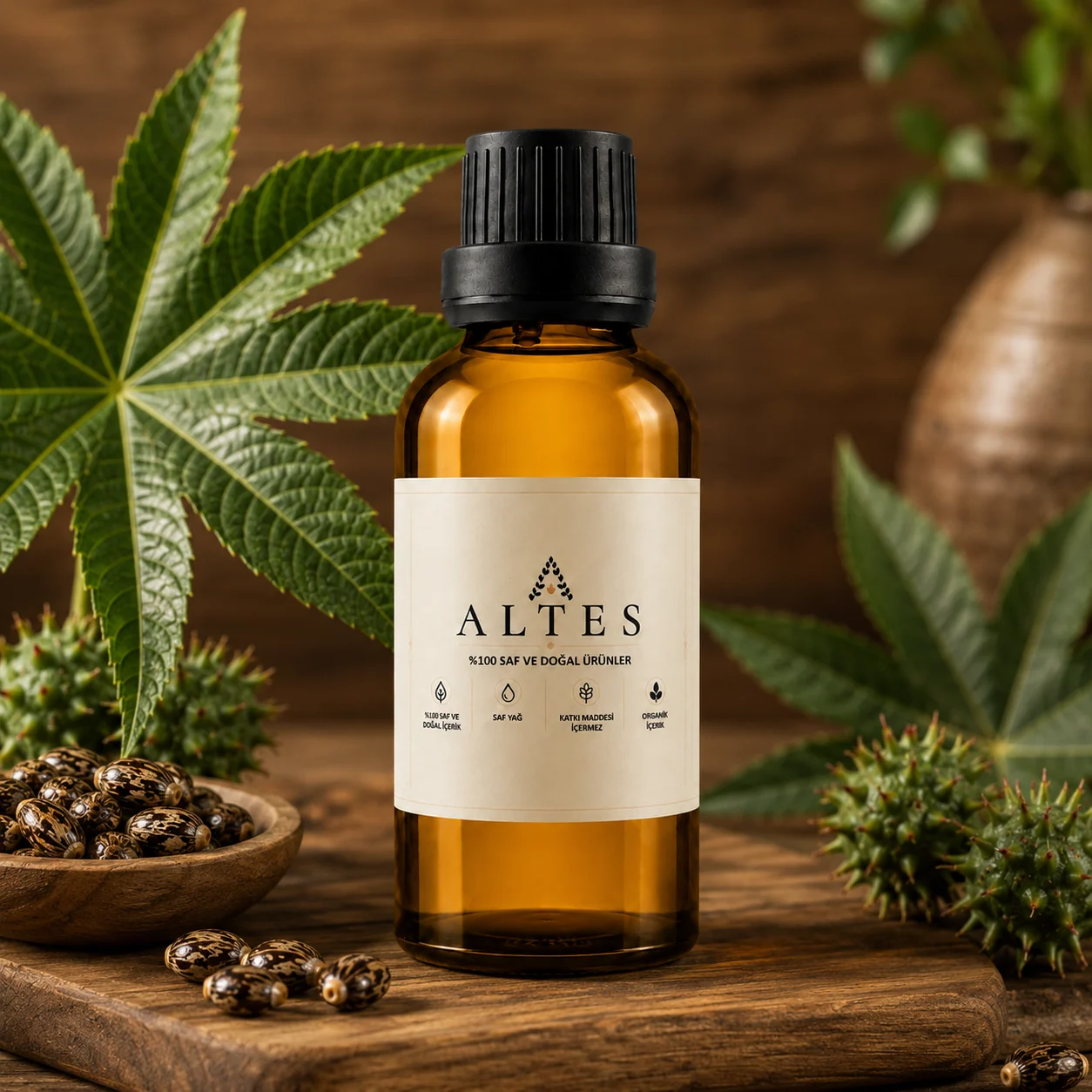 ALTES Hint Yağı 100 ml – %100 Saf ve Doğal - ahşap zemin ürün görseli