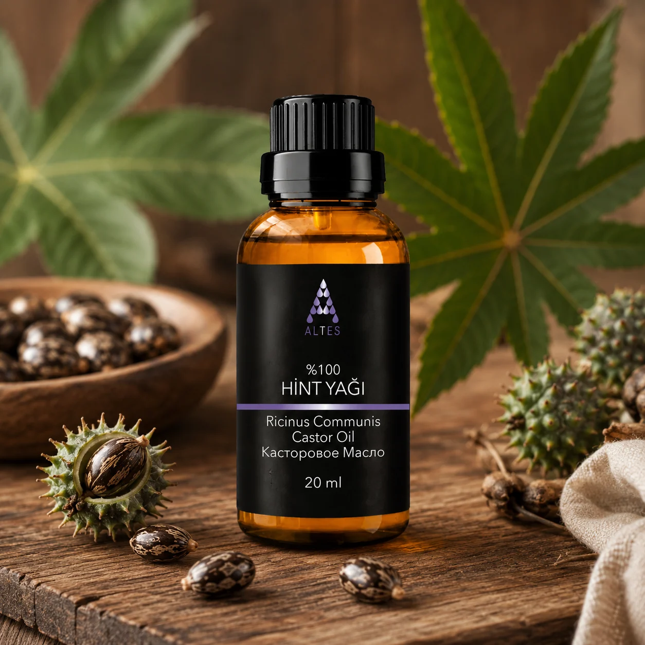 ALTES Hint Yağı 20 ml – %100 Saf ve Doğal - ahşap zemin ürün görseli