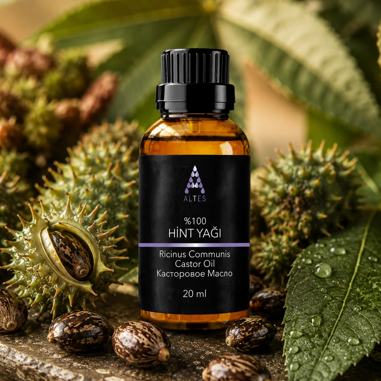 ALTES Hint Yağı 20 ml – %100 Saf ve Doğal - bitkisel yakın plan ürün görseli