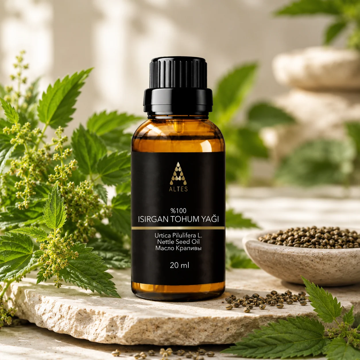 ALTES Isırgan Tohumu Yağı 20 ml – %100 Saf ve Doğal - botanik ürün görseli