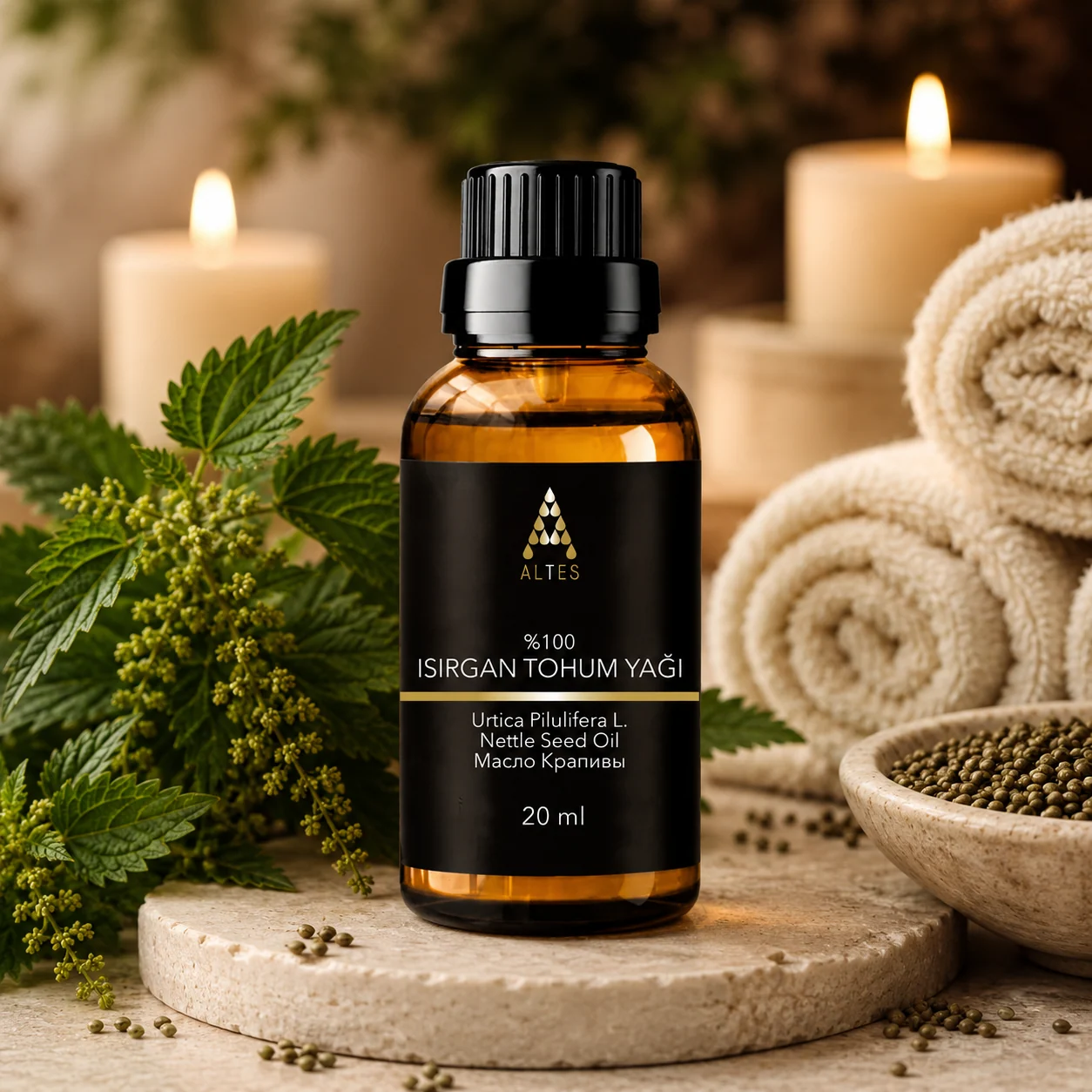 Isırgan Tohumu Yağı 20 ml – %100 Saf ve Doğal