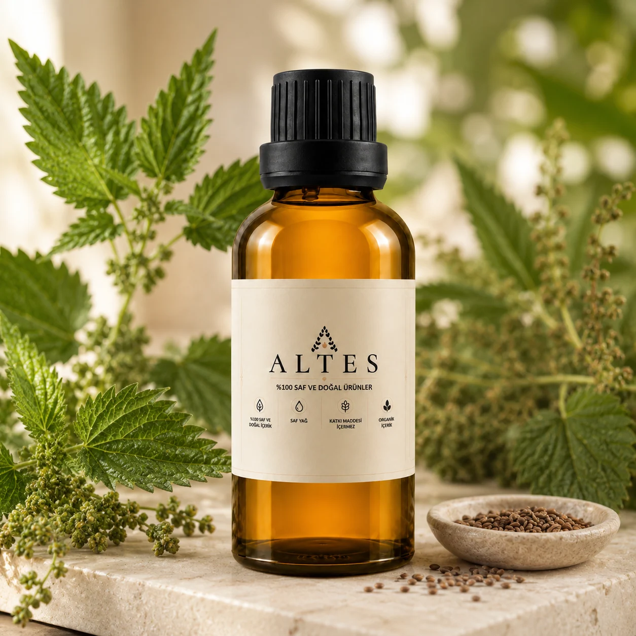 ALTES Isırgan Tohumu Yağı 50 ml – %100 Saf ve Doğal - botanik ürün görseli