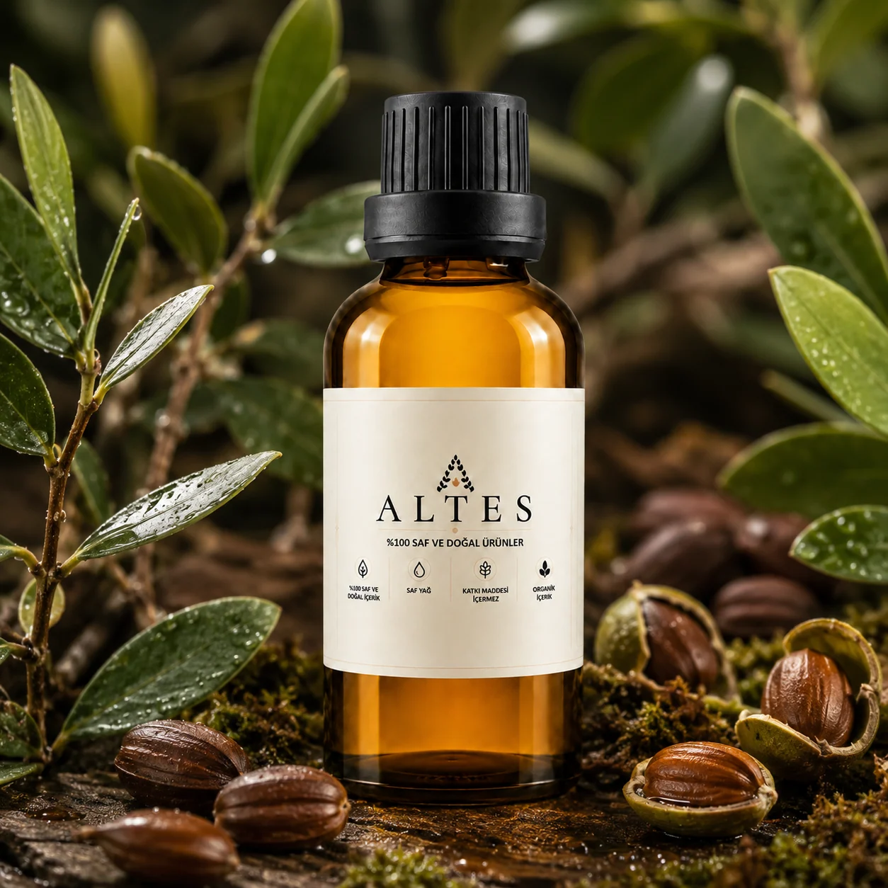 ALTES Jojoba Yağı 100 ml – %100 Saf ve Doğal - bitkisel yakın plan ürün görseli