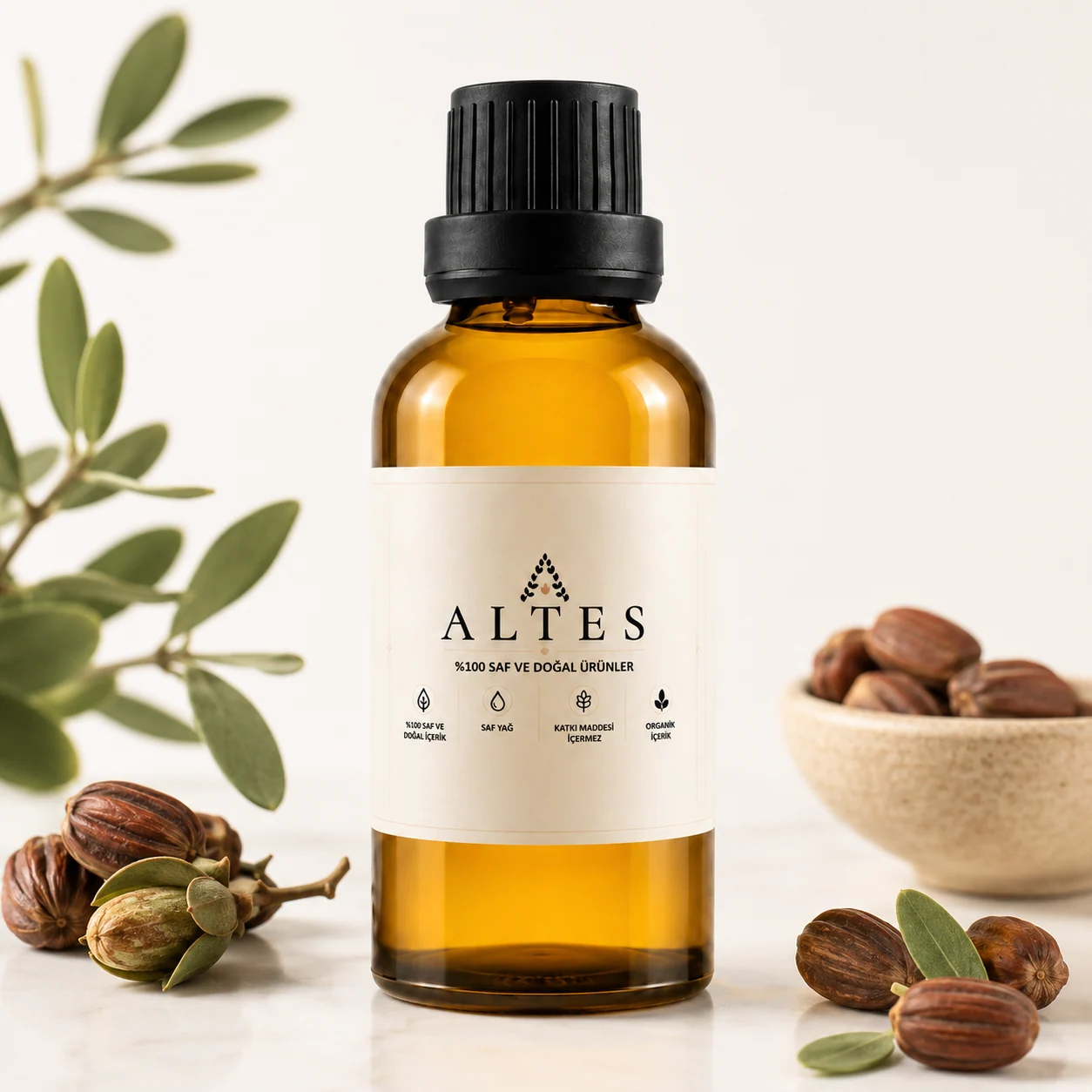 ALTES Jojoba Yağı 50 ml – %100 Saf ve Doğal - beyaz zemin ürün görseli