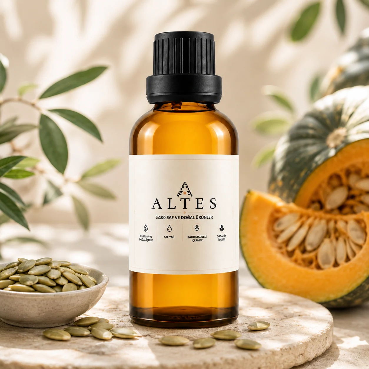 ALTES Kabak Çekirdeği Yağı 100 ml – %100 Saf ve Doğal - botanik ürün görseli